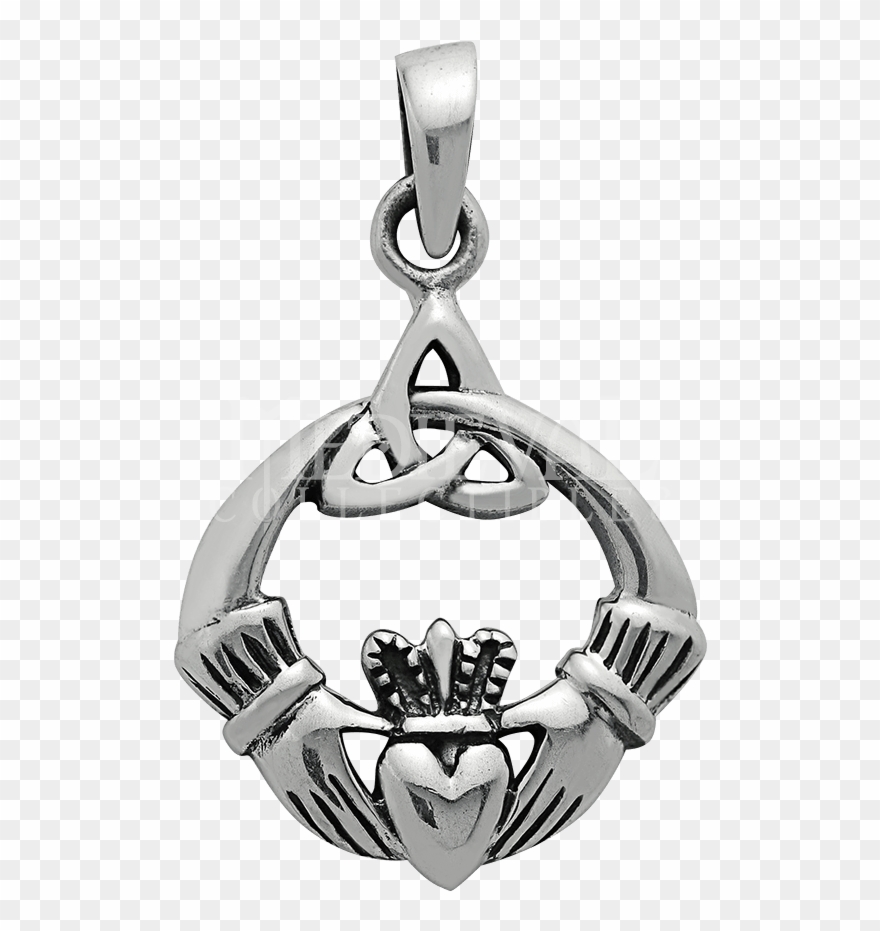 Claddagh Ss By Medieval - Locket Clipart