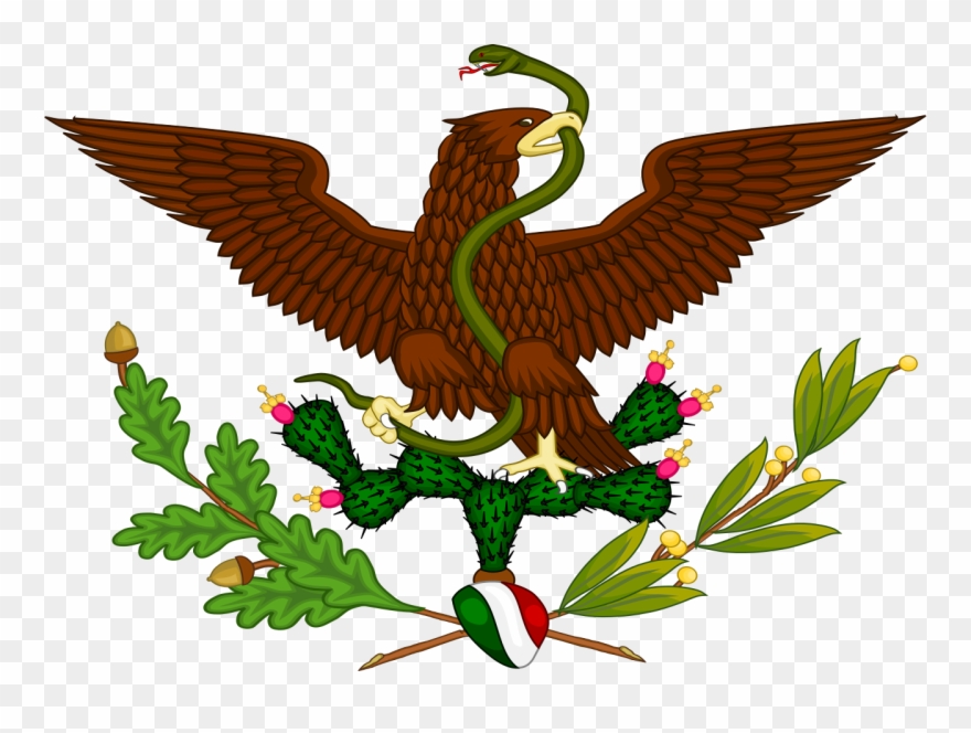Escudo De La Segunda República Federal De Los Estados - Republica Federal Mexico Clipart
