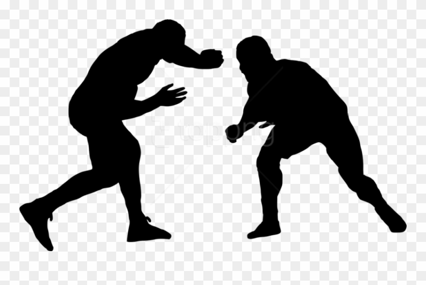 Free Png Sport Wrestling Silhouette Png - Wrestling Png Clipart
