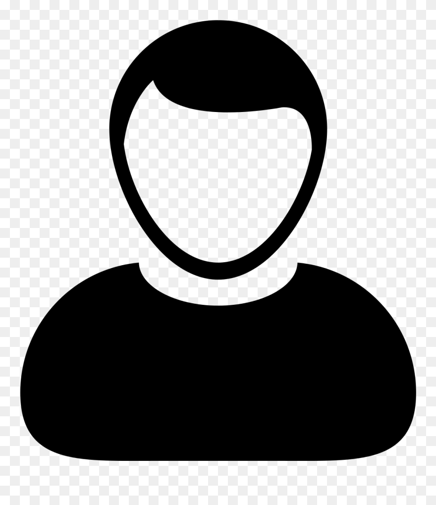 Black Avatar Png Graphic Transparent Library - User Icon Clipart
