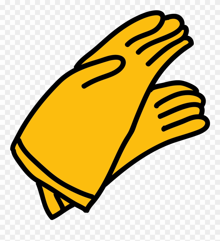 Rubber Gloves Icon Clipart