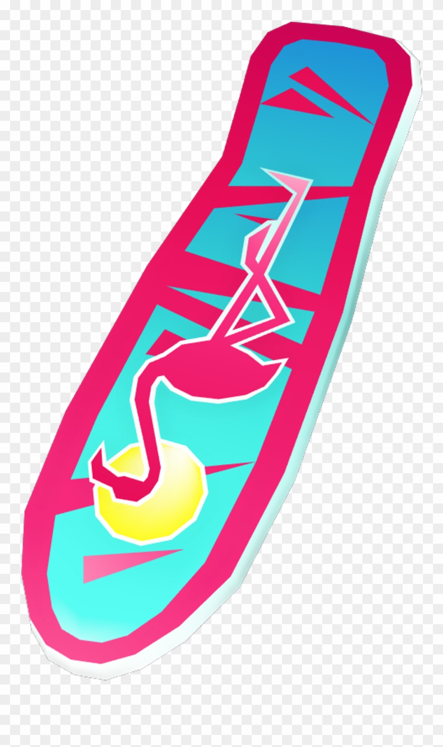 Flamingo In Its Original Form Clipart