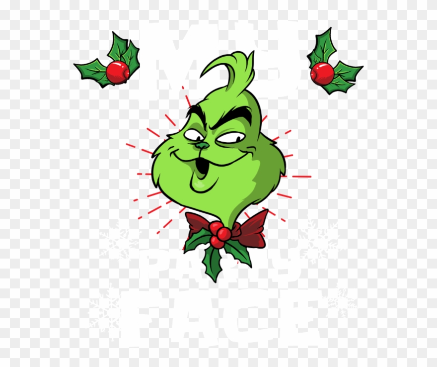 My Party Face - Cartoon Clipart