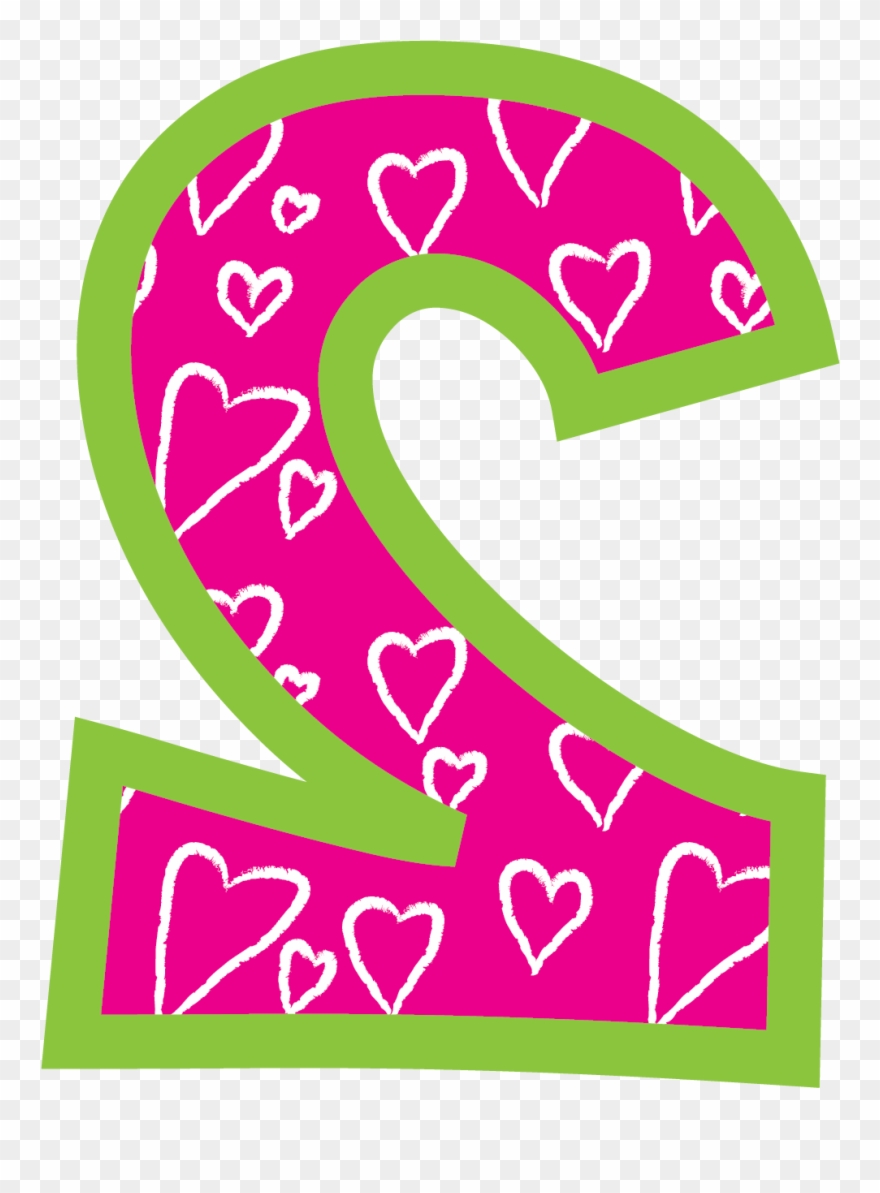 Clipart Of Two, Number With And Angka One - Png Download