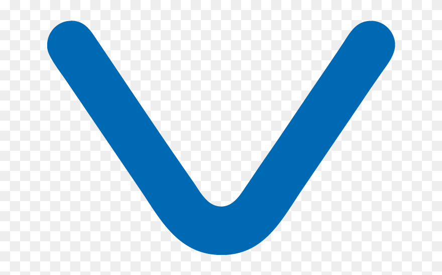 Vivo - Blue Caret Clipart