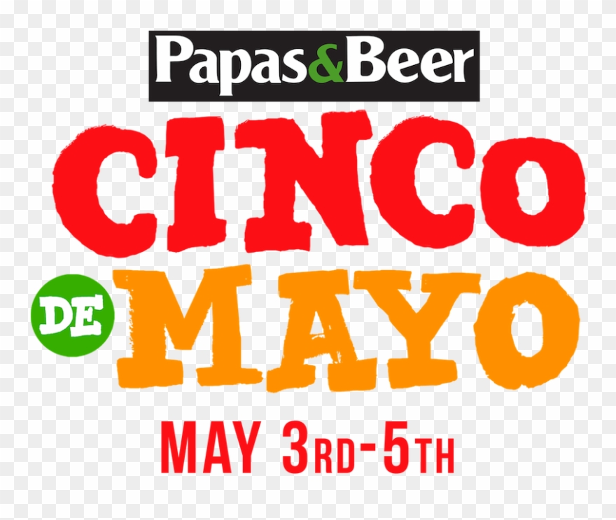Cinco De Mayo - Logo Papa's And Beer Clipart