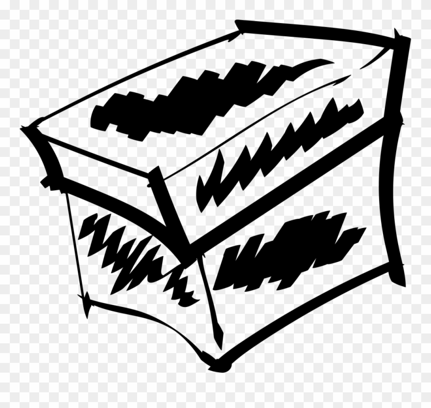 There Was A Tiny Black Box Clipart