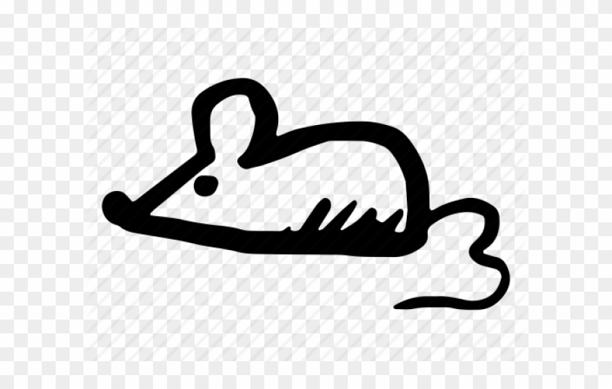 Drawn Rodent Hand Drawn - Illustration Clipart
