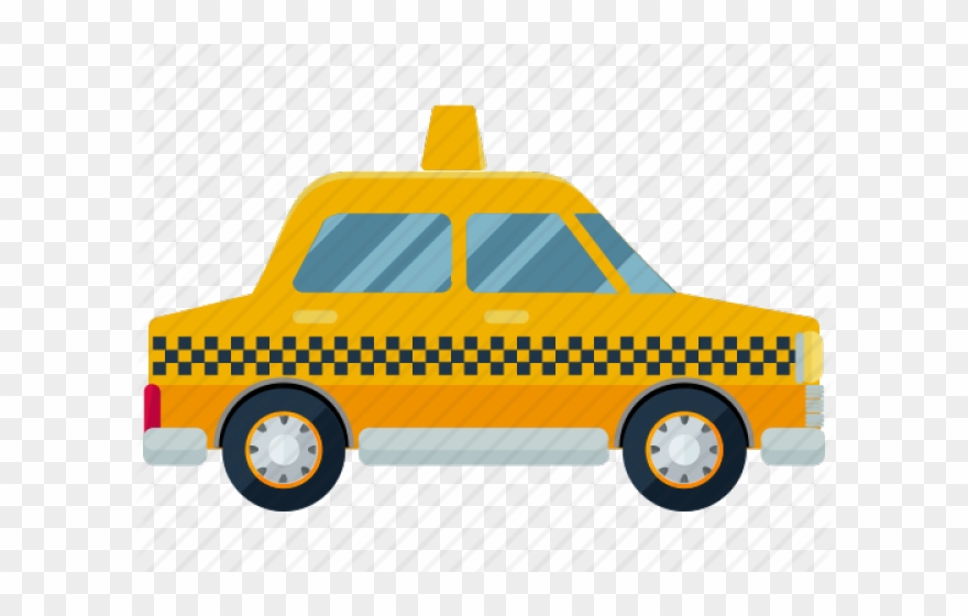 Taxi Cab Clipart Transportation - Traslado Inventario - Png Download