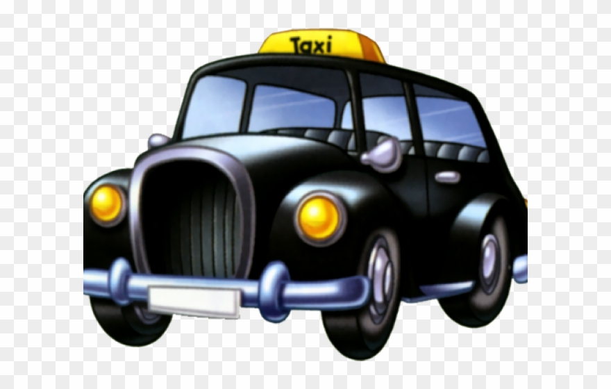 Taxi Cab Clipart Taxi Van - Black Cab Clipart - Png Download