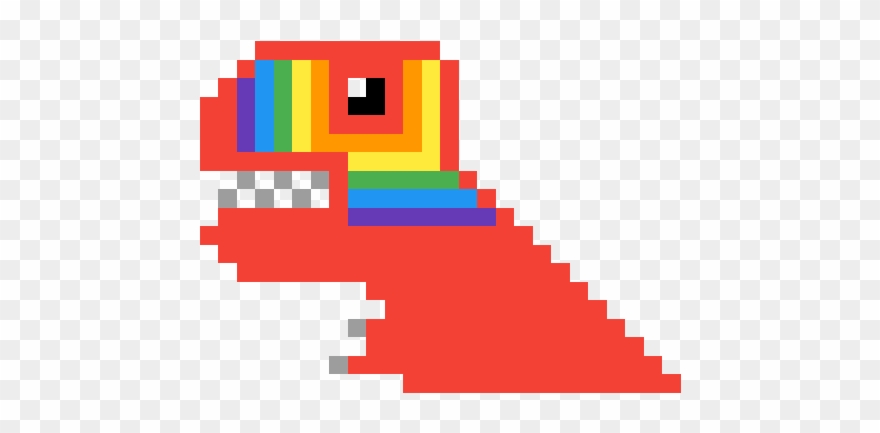 Random Image From User - T Rex Pixel Art Png Clipart