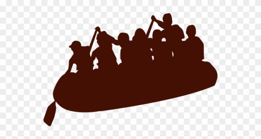 Nile River Clipart Rapids - White Water Rafting Clipart Transparent - Png Download
