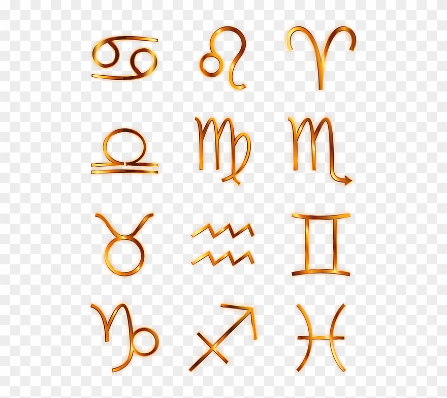 Signs Of The Zodiac, Zodiac, Aries, Taurus, Twins - Horoskopski Znaci Clipart