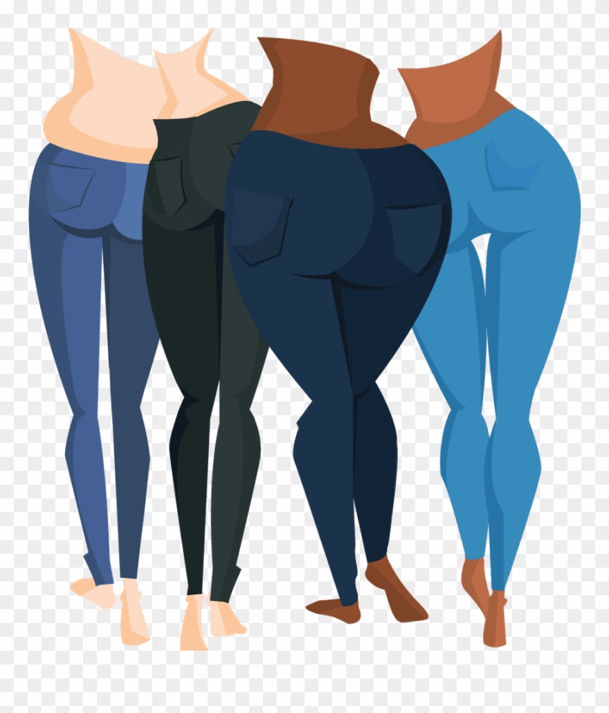 Jeans Hacks - Cartoon Clipart