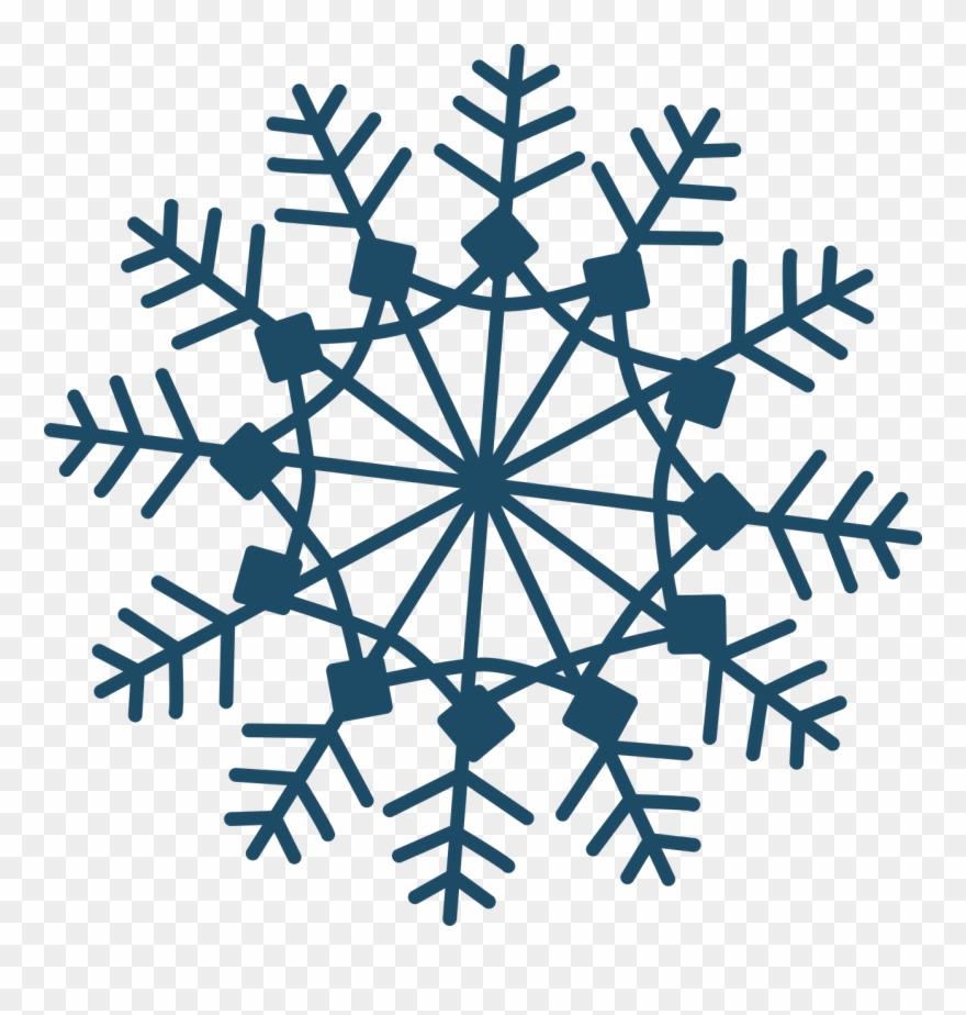 Christmas Snowflake - Christmas Clipart Snowflake - Png Download
