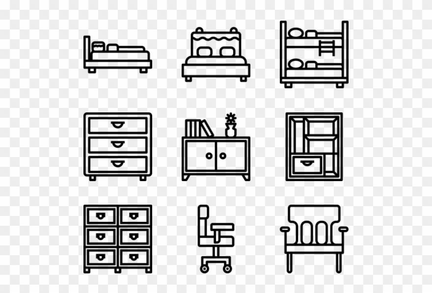 Furniture - Computer Hardware Icons Png Clipart