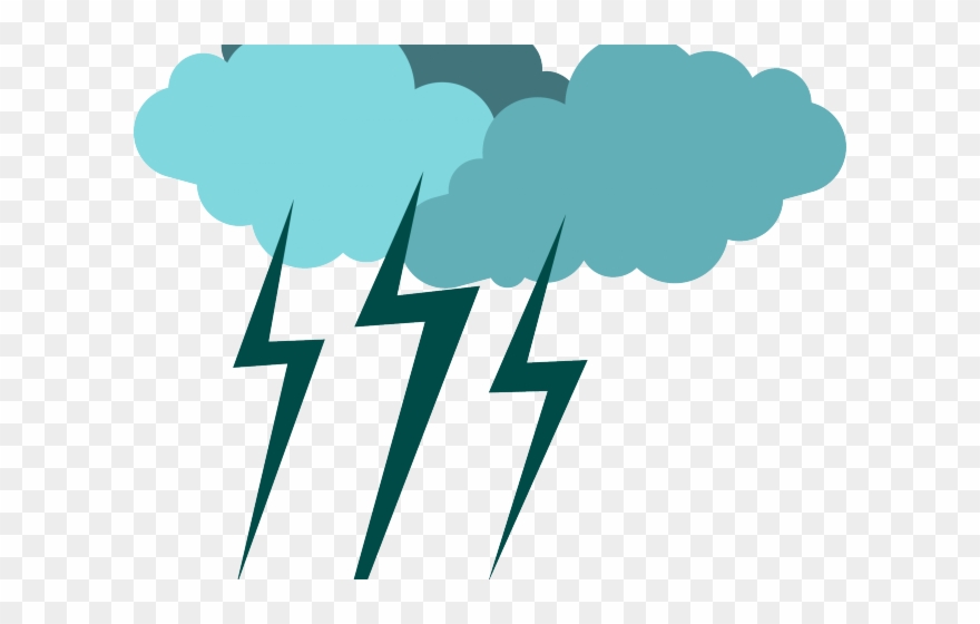 Thunder Clipart Bad Weather - Png Download