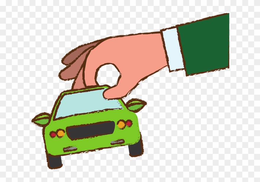 A Hand Dropping A Car After Receiving Car Sales Advice Clipart