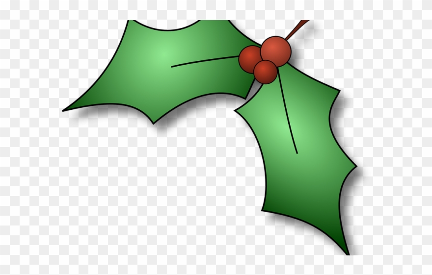 Christmas Holly Image - Clip Art Holly Sprig - Png Download
