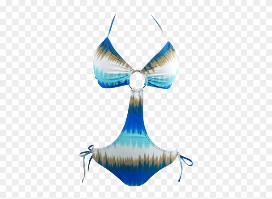 Marina West Women's Triangle Top Keyhole Monokini Swimsuit Clipart