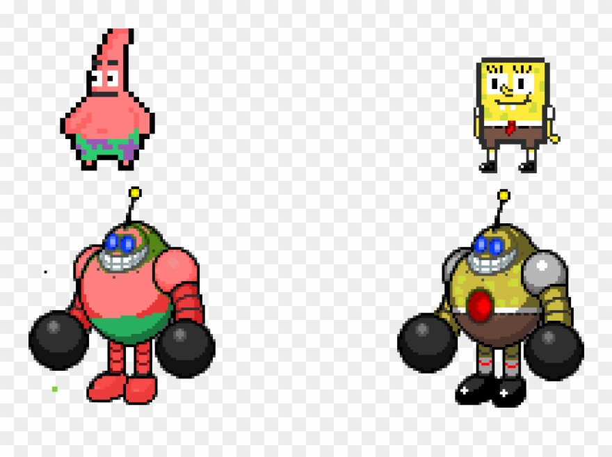 Sponge Bob - Dark Mechawful Clipart
