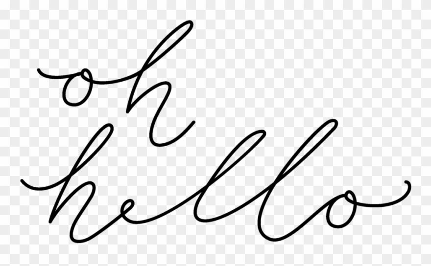 %22oh Hello%22-02 Clipart