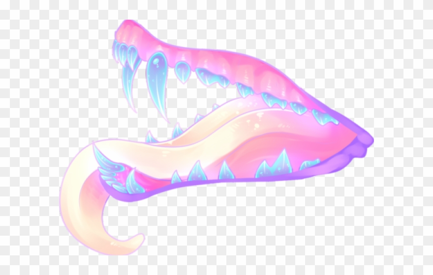 Fangs Clipart Tumblr Transparent - Pastel Guro Tumblr Transparent - Png Download