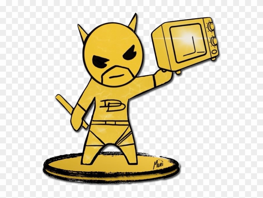 Delightful Golden Microwave Dd Designed By Meri - Cartoon Clipart