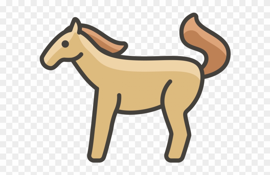 Horse Emoji Icon Clipart