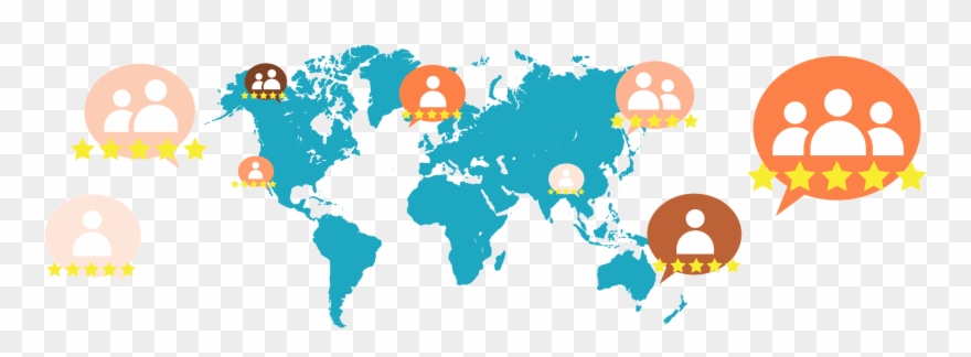 World Map Icon Vector Clipart