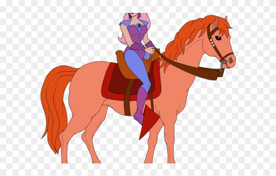 Horse Riding Clipart Horseback Riding - Mane - Png Download