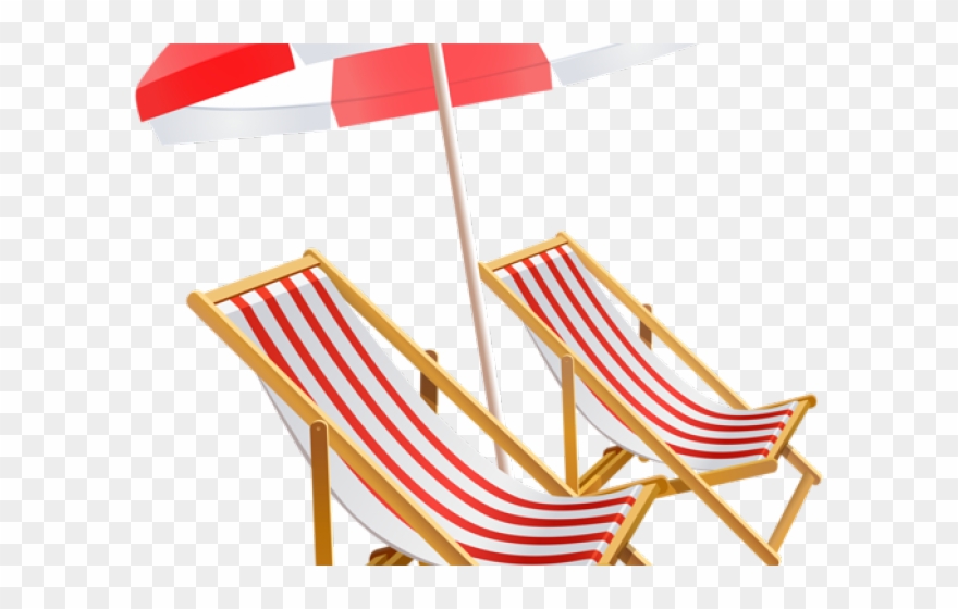 Bench Clipart Beach - Umbrella In Beach Clipart - Png Download