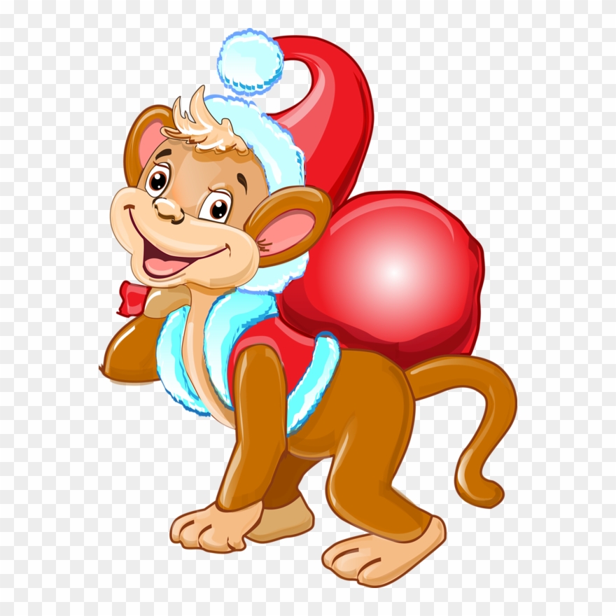 The Symbol Of Monkey - Monkey 2016 Year Cartoon Clipart