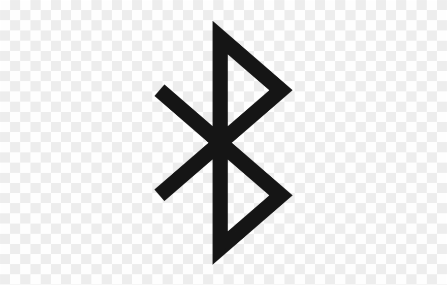 Bluetooth Icon - Triangle Clipart