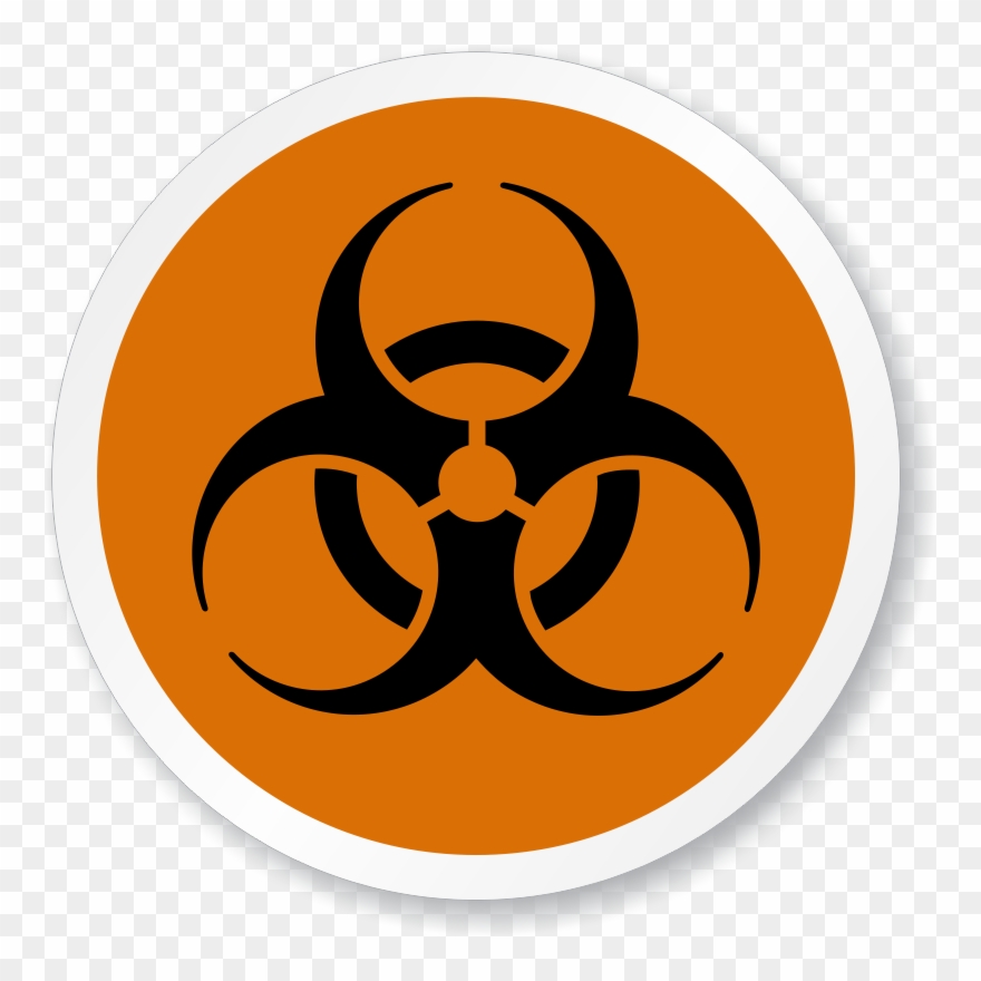 Biohazard Clipart Chemical - Biohazard Label - Png Download
