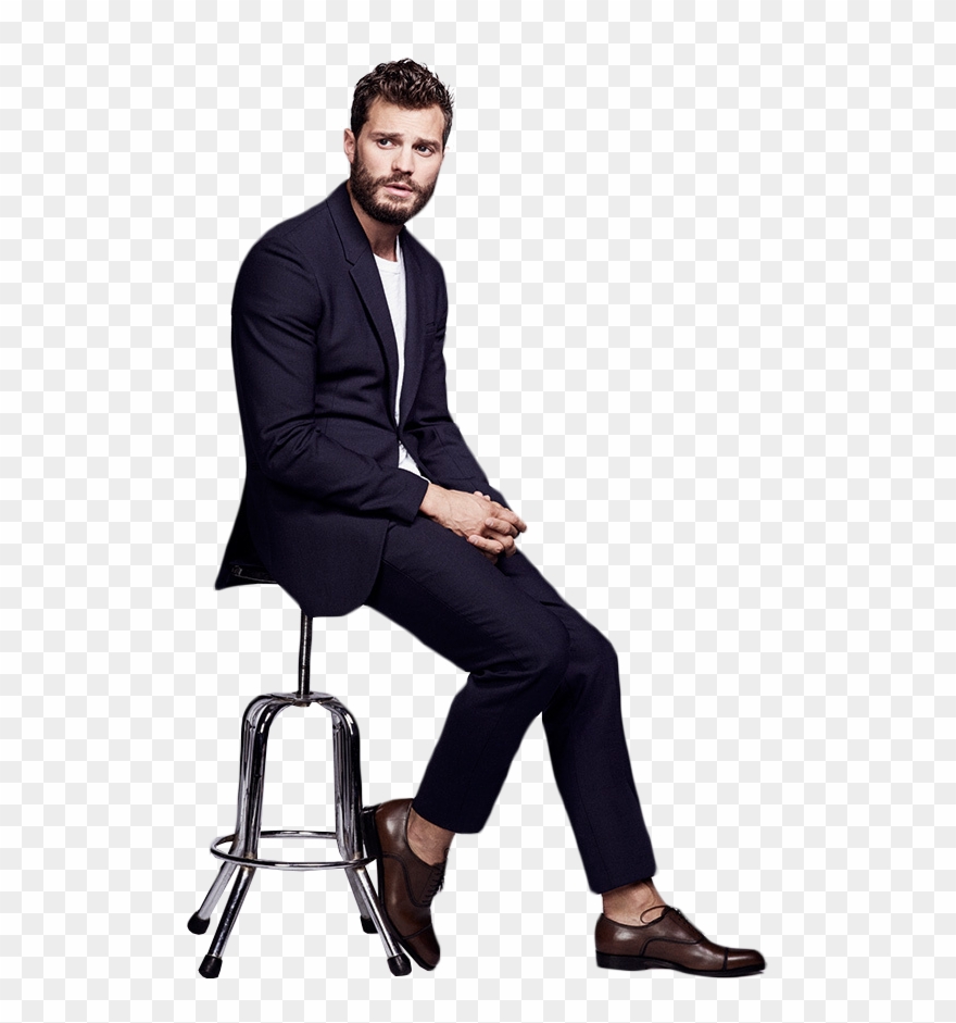 Sitting People Png - Jamie Dornan Photoshoot Fifty Shades Darker Clipart