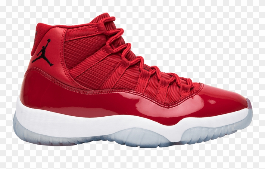 Air Jordan Retro Space - Air Jordan 11 Red Clipart