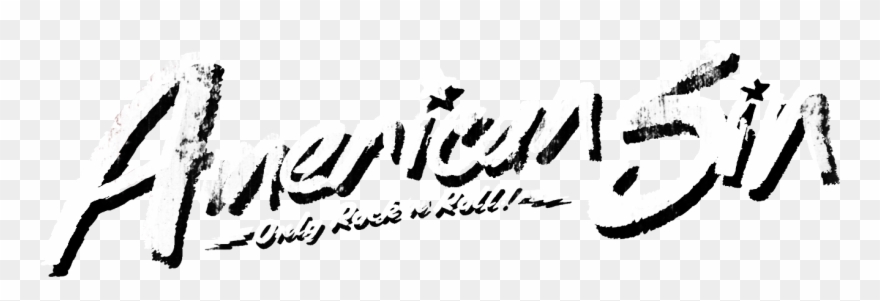 American Sin - Calligraphy Clipart