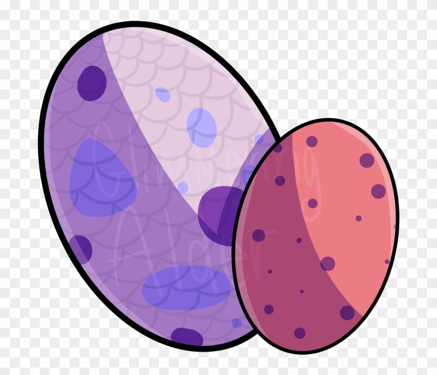 Dragon Eggs Sticker - Circle Clipart