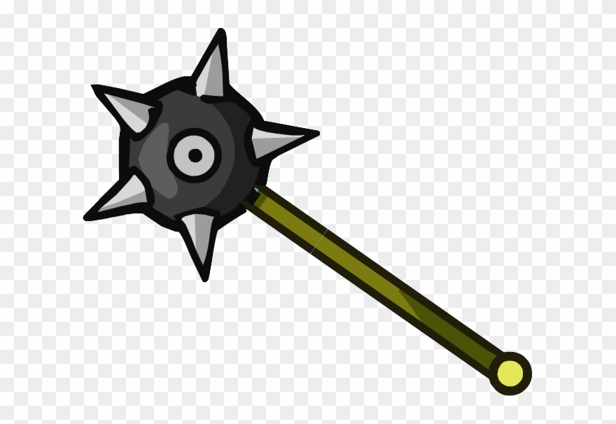 Axe Clipart Two Handed - Cartoon Mace - Png Download