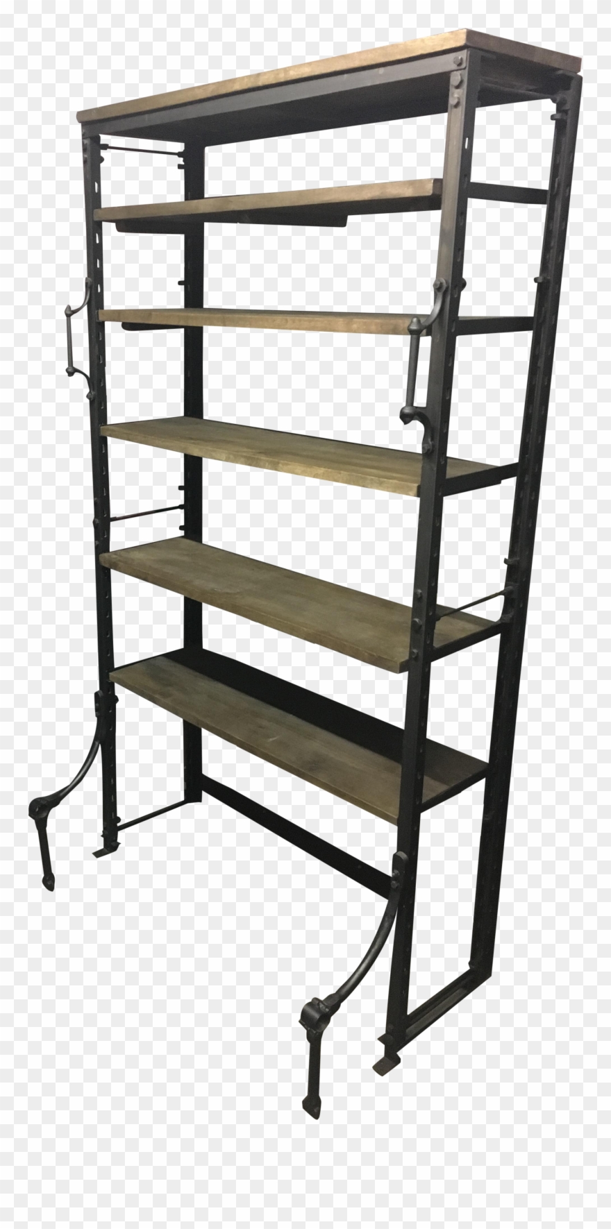 Jpg Library Library Restoration Hardware French Iron - Shelf Clipart