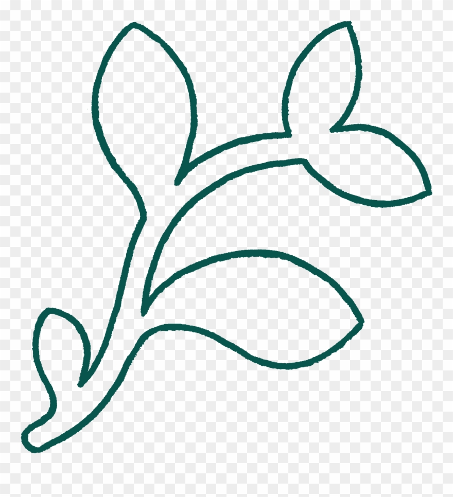 Connectivity Prima Lennardkok Finals Icons Plant 02 - Line Art Clipart