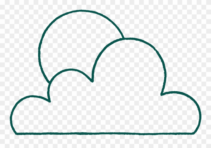 Rested - Line Art Clipart