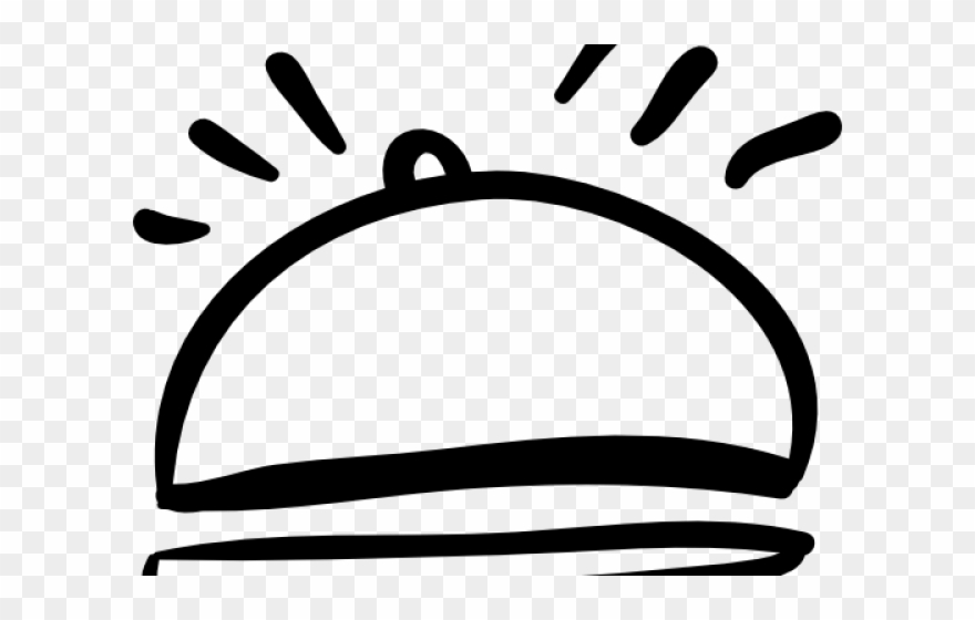 Drawn Food Plate - Food Outline Png Clipart