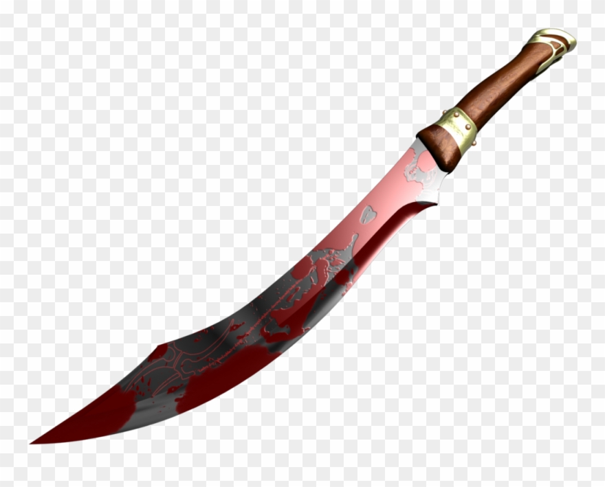 Sword With Blood Png Clipart