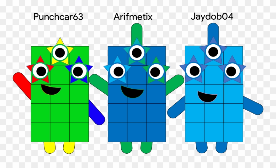 15gaj - Numberblocks Arifmetix Clipart