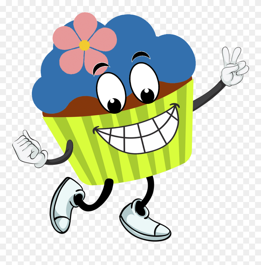 Cupcake Fun Runs Kids Race, 5k, 10k, Half Marathon, - Cartoon Clipart