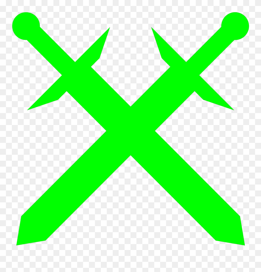 Crossed Sword Transparent Background Clipart