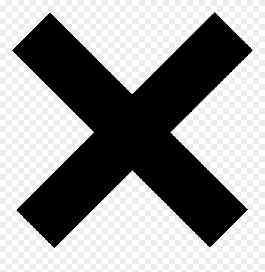 Png File - Cross Mark Clipart