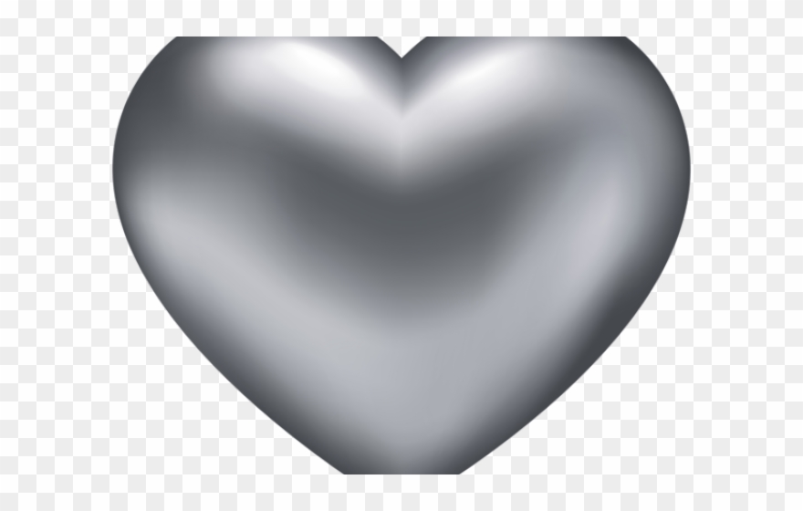 Heart Pictures Clipart Silver - Heart - Png Download